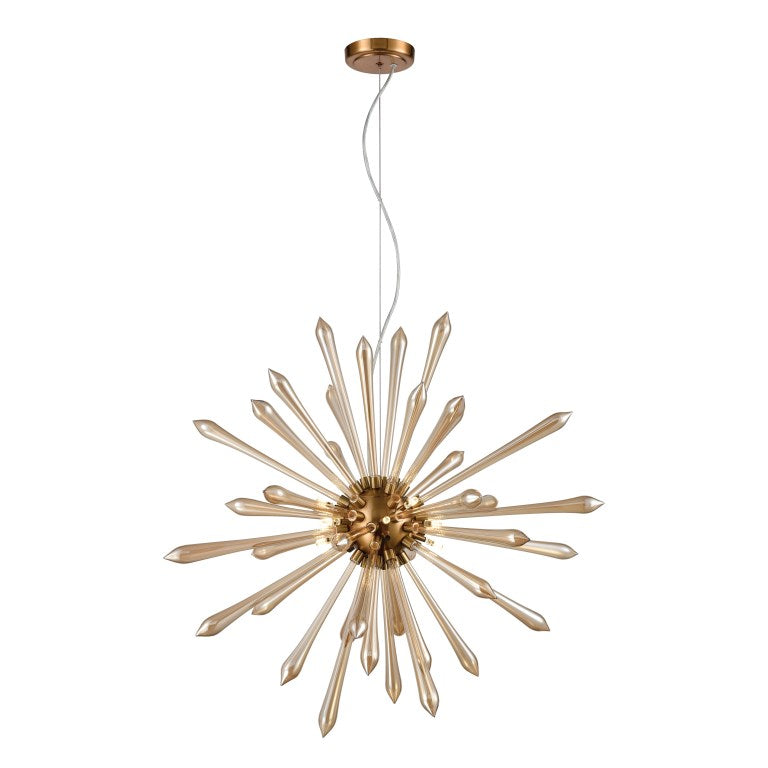 SPIRITUS 28'' WIDE 13-LIGHT CHANDELIER ALSO AVAILABLE IN AMBER