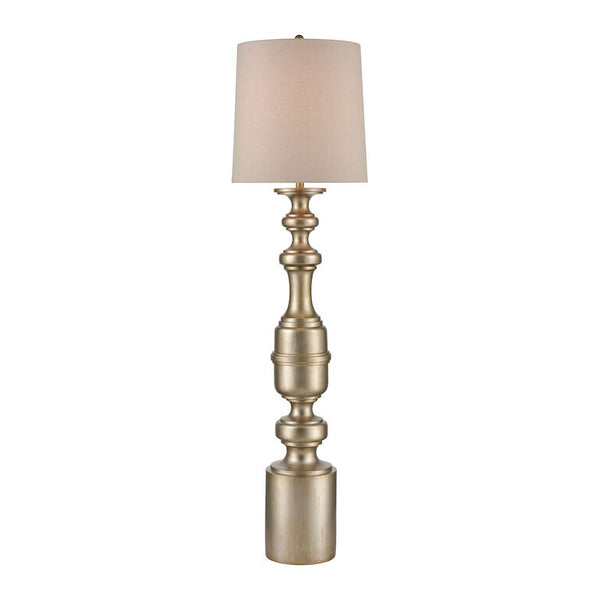 CABELLO 78' HIGH 1-LIGHT FLOOR LAMP ALSO AVAILABLE IN SILVER - King Luxury Lighting