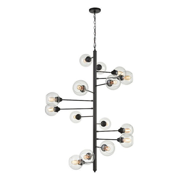 COMPOSITION 38.75'' WIDE 15-LIGHT CHANDELIER---CALL OR TEXT 270-943-9392 FOR AVAILABILITY