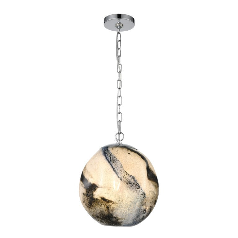 BLUE PLANETARY 12'' WIDE 1-LIGHT PENDANT