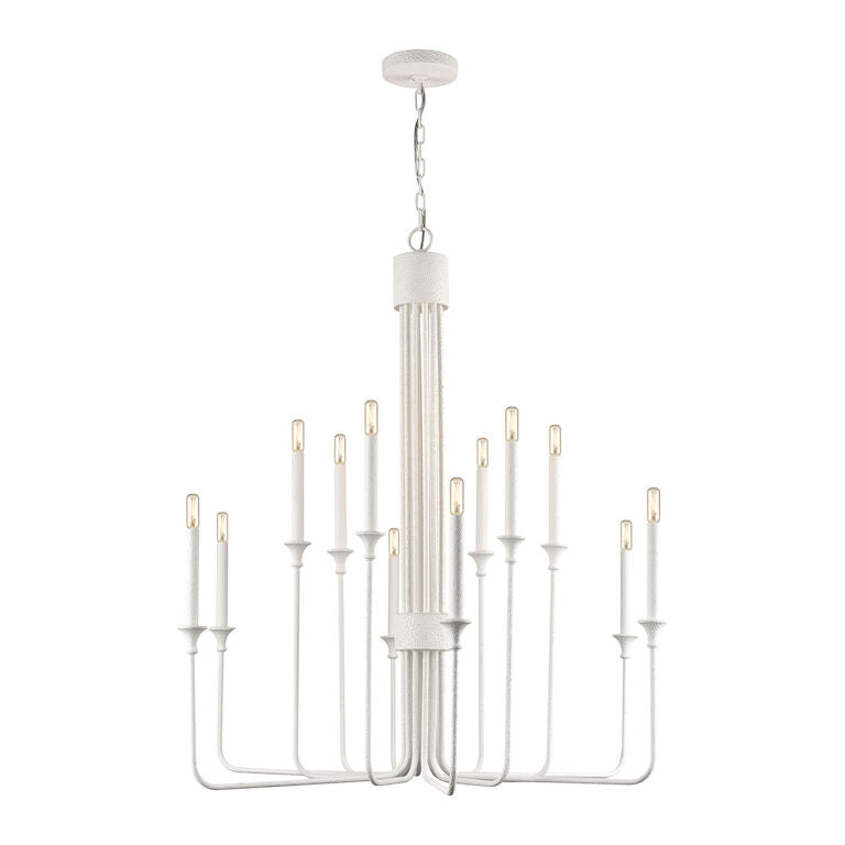 EDWARD 36'' WIDE 12-LIGHT CHANDELIER ALSO AVAILABLE IN DRY WHITE