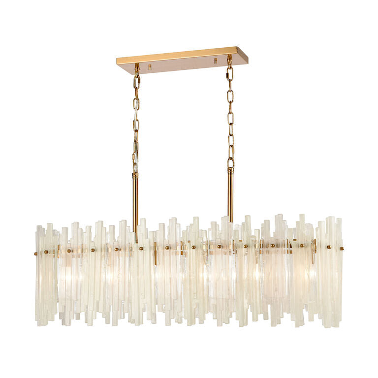BRINICLE 36'' WIDE 6-LIGHT ISLAND CHANDELIER---CALL OR TEXT 270-943-9392 FOR AVAILABILITY