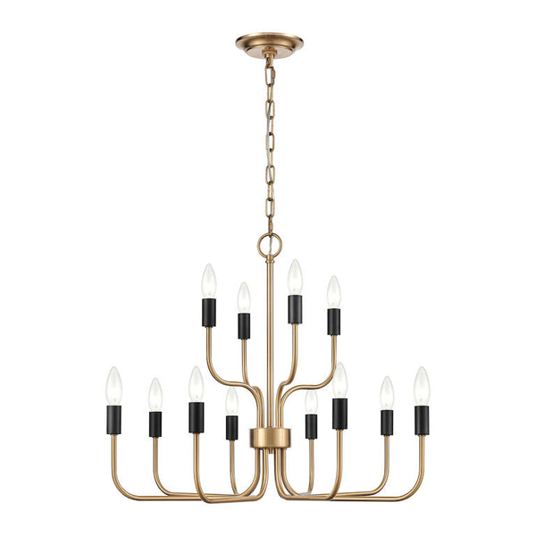 EPPING AVENUE 24'' WIDE 12-LIGHT CHANDELIER