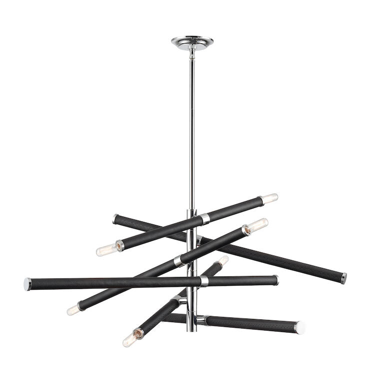 CROSSPIECE 39'' WIDE 6-LIGHT CHANDELIERALSO AVAILABLE IN BLACK---CALL OR TEXT 270-943-9392 FOR AVAILABILITY