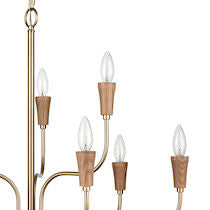 INGA 29'' WIDE 9-LIGHT CHANDELIER