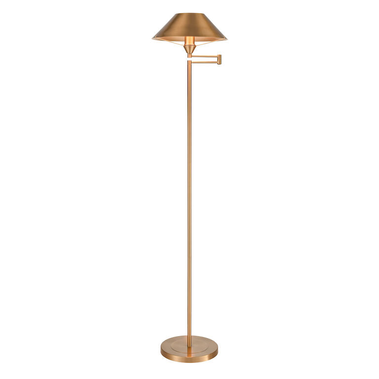 ARCADIA 63'' HIGH 1-LIGHT FLOOR LAMP ALSO AVAILABLE IN BRONZE---CALL OR TEXT 270-943-9392 FOR AVAILABILITY - King Luxury Lighting